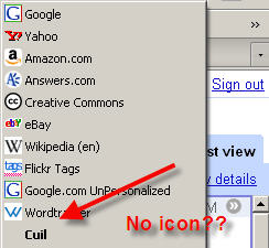 Cuil needs icon for Firefox