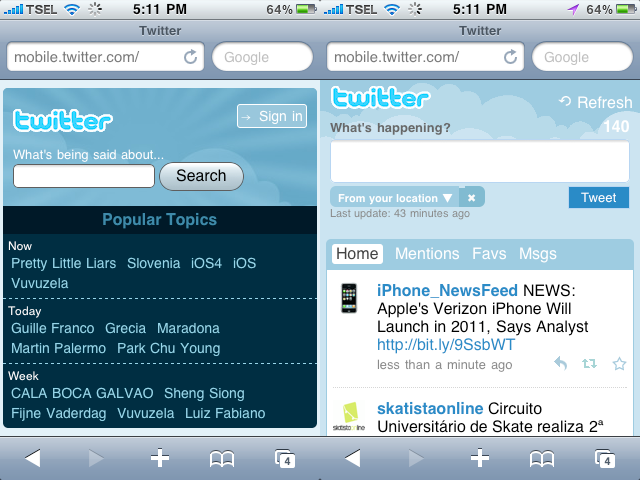 Twitter Mobile