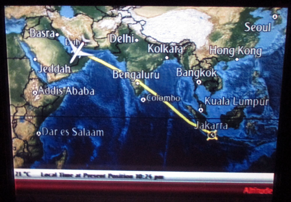 Terbang bagian 1: Jakarta - Dubai