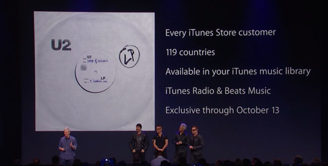 Apple - U2 Fail