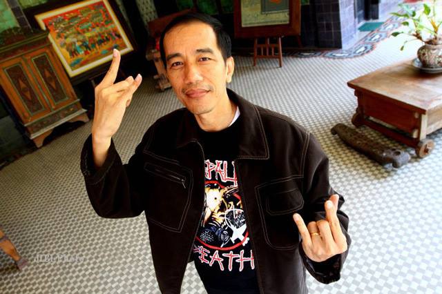 Jokowi is a Metal Poser